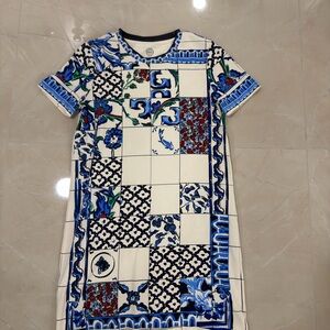 Tory Burch elegant  Patchwork Dress